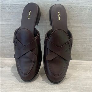 Frame Brown Slip-On Loafers Elegance